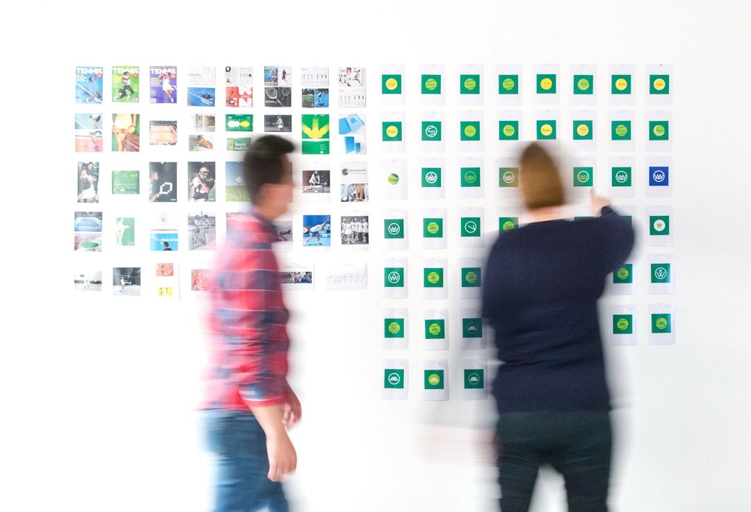 Post it sticky notes editorial ideas board